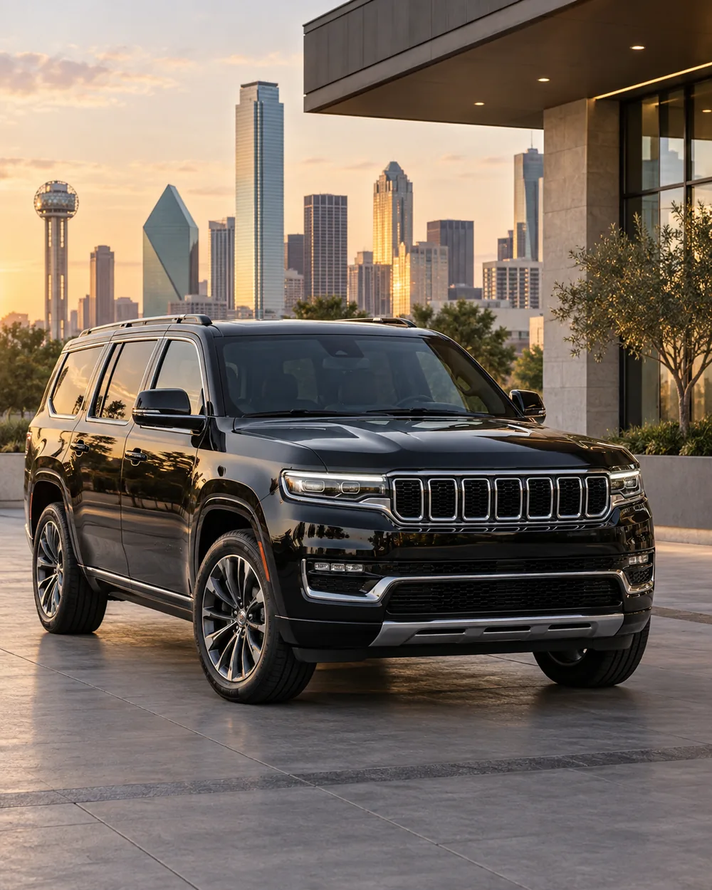 Wagoneer — OSM Rides black SUV in Dallas–Fort Worth