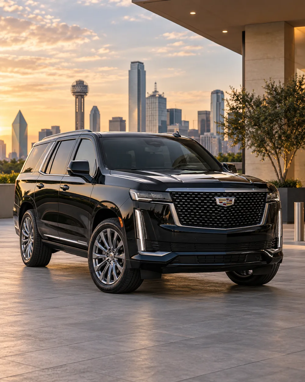 2024 Cadillac Escalade — OSM Rides black SUV in Dallas–Fort Worth